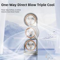 USB Rechargeable Desktop Fan - Portable Rotating Desktop Electric Cooling Fan - Suitable For Outdoor Picnics, Shopping Trips, juoda