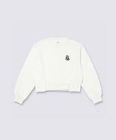 Vans Panda Crop Crewneck - Marshmallow / Vn000Jk0Fs81 Marshmallow/Xs