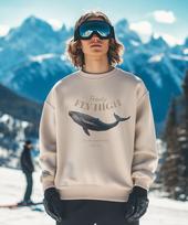 One Hundred Percent Ohpxjoy4 Whale'S Dream Fleece-Lined Sweatshirt Dark Gray/2Xl(110)