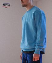 Tantan Tone-Up Sweatshirt (Basic Ver) - Sky Blue Blue/L