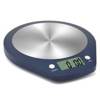 Professional Small Smart Kitchen Digital Scale Contemporary Design for Weight Measuring Battery Powered for Food Use (Gray,1g&5 kg&180x205x24 mm) pilka spalva