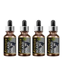 Haria Naturals Attitude Beard Growth Oil, For Men Infused With The Power Of Almond & Tea Tree Extract For Shiny & Healthy Beard Growth 30 ML (Pack