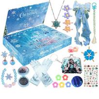 24 Pcs/set Advent Calendar Fidget Toys Santa Claus DIY Xmas Tree Hanging Pendant 2023 Christmas Countdown Calendar Toys for Kids as show