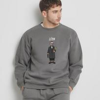 One Hundred Percent Ohp X Moai Perfect Assassin Fleece-Lined Sweatshirt Black/M