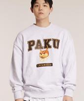 Cream Soda Lab Paku Logo Sweatshirt Melange M