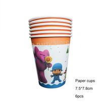 Pocoyo Gimtadienio Dekoracijos Vienkartiniai Indai Puodelis Lėkštė Balionas Vėliavėlė Vaikams Dovana Kūdikio Maudynių Dekoras Party Supplies Dovana other