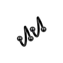 S Spiral Girls Helix Tragus Piercing Cartilage Earring Barbell Lips Ring Body Piercing Jewelry B