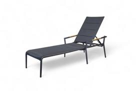 Leżak ogrodowy petra  200x75x200 zumm antracytowy aluminium homms