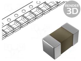 Capacitor: ceramic | MLCC | 1uF | 16V | X5R | ±10% | SMD | 0402 | 1mmx500um