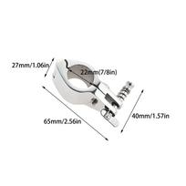 2Pcs Boat Fitting Bimini Top Jaw Slides Hinged Jaw Slide 7/8 1  Heavy Duty Stainless Steel Rail Mount Marine Hinge Locking Screw Diameter 22mm