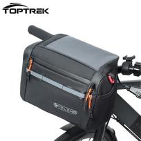 Toptrek 4L Bicycle Handlebar Bag Large Capacity Insulated Car Storage Winter Bike Bag Keep Warm Basket Pack Cycling Accessories Bag