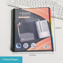 PP Multi-Page Binder Office Organization Essential Customizable Gift Idea (as the picture,297*255mm)