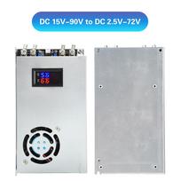 1500W Max DC-DC 15-140V to 2.5-112V Step-Down Power Module Adjustable Regulated Voltage Power Supply Buck Converter With Shell 15-90V to 2.5-72V