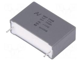 Capacitor: polypropylene | DC-Link | 1uF | 1.3kVDC | Ioper.max: 3A