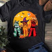 Funny Schnauzer Halloween Costume T-Shirt: Dog Lover Gift 2XL