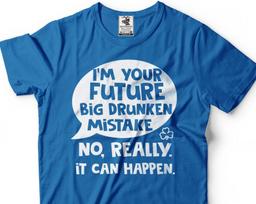 Funny St. Patrick's Day T-Shirt: Drunken Mistake Irish Tee S
