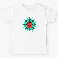 Ladybug Garden Red Beetle Lucky Charm Gift Kids T-Shirt 110