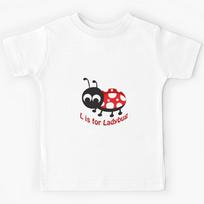 L is for Ladybug Kids T-Shirt 140