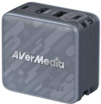 charger AVerMedia Ladedock, Core GO (GC313) Black, 100W GaN, HDMI | 40AAGC313AWN | 4711289503095
