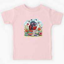 Ladybug Book Learning Kids T-Shirt 160