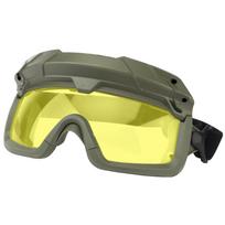 Tactical Airsoft Shooting Goggles Transparent/Black/Yellow 3 Lens Windproof Dustproof for Outdoor Motocross Fast Helmet Glasses geltonai žalia