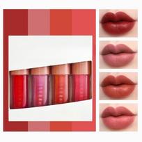 Pack of 4 matte lipstick pens not easy to take off makeup  velvet matte matte lipstick  lip glaze makeup