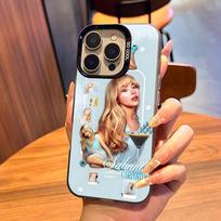 Please S-Sabrina C-Carpenter Phone Case For IPhone17 Air 16 15 14 Plus 13 12 11 Pro 7 8 XS Max XR Silver Black Bumper Case iPhone 15 Pro