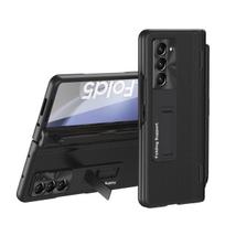 For Samsung Galaxy Z Fold7  6 & 5 & 4 & 3  360 Full Protection High-end Leather Hinge Shockproof Stand Armor case +Pen Slot Opp Bag&For Samsung Galaxy z fold 5 juoda