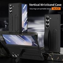 For Samsung Galaxy Z Fold 7 6 5 4 3 5G Wristband Holder Hinge Phone Case with Pen Slot S Pen Screen Protector Film Protect Cover For Galaxy Z Fold4 juoda