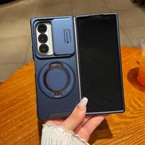 High Quality Luxury Z Fold6/Z Fold7 Animal Design Magnetic Suction Bracket Full Body Push Window Protective Phone Case Opp Bag&Samsung galaxy z fold 6