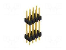Connector: pin strips | pin header | male | PIN: 8 | THT | 3A | 250V | SL 6