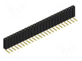 Connector: pin strips | socket | female | PIN: 24 | THT | 3A | 125V | BL 3