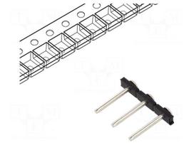 Connector: pin strips | pin header | PIN: 3 | SMT | 7A | 300V | straight