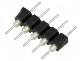 Connector: pin strips | socket | male | PIN: 5 | THT | straight | 2.54mm