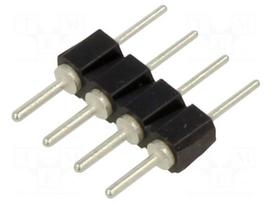 Connector: pin strips | socket | male | PIN: 4 | THT | straight | 2.54mm