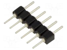 Connector: pin strips | socket | male | PIN: 6 | THT | straight | 2.54mm