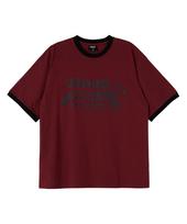 Urban Age Studio Ringer Oversleeve Short Sleeve Burgundy Reference/L