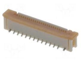 Connector: FFC/FPC | gold-plated | SMT | 500mA | 50V | Slider | PIN: 24