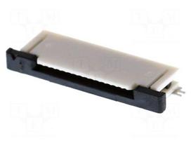 Connector: FFC/FPC | gold-plated | SMT | 500mA | 50V | Slider | PIN: 16