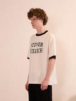 Uncover Research Logo Ringer Short Sleeve T-Shirt Black M