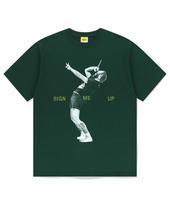Maha Grid Sign Me Up Tee Green(Mg2Emmt521D) Green/M