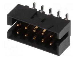 Connector: PCB-cable/PCB | socket | male | PIN: 10 | Milli-Grid | THT