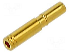 Contact | female | Datamate | brass | gold-plated | 32AWG÷28AWG | bulk
