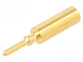 Contact | male | Datamate J-Tek | gold-plated | bulk | crimped | 2mm