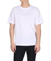 Guess 2-Color Men'S Cut-Off Straight Logo Semi-Overfit Crew Neck Short Sleeve T-Shirt Kp2K04C2 Wht/L