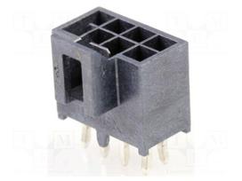 Connector: wire-board | socket | male | PIN: 8 | Nano-Fit | straight