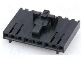 Connector: wire-wire/PCB | plug | female | PIN: 9 | SL | straight | 2.54mm