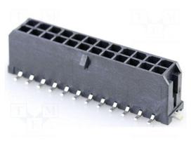 Connector: wire-board | socket | male | PIN: 24 | Micro-Fit 3.0 | 3mm