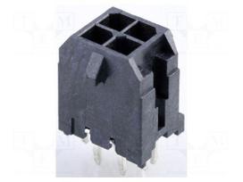 Connector: wire-board | socket | male | PIN: 4 | Micro-Fit 3.0 | 3mm | 2x2