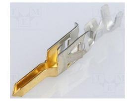 Contact | male | Mini-Fit Jr | phosphor bronze | gold-plated | reel